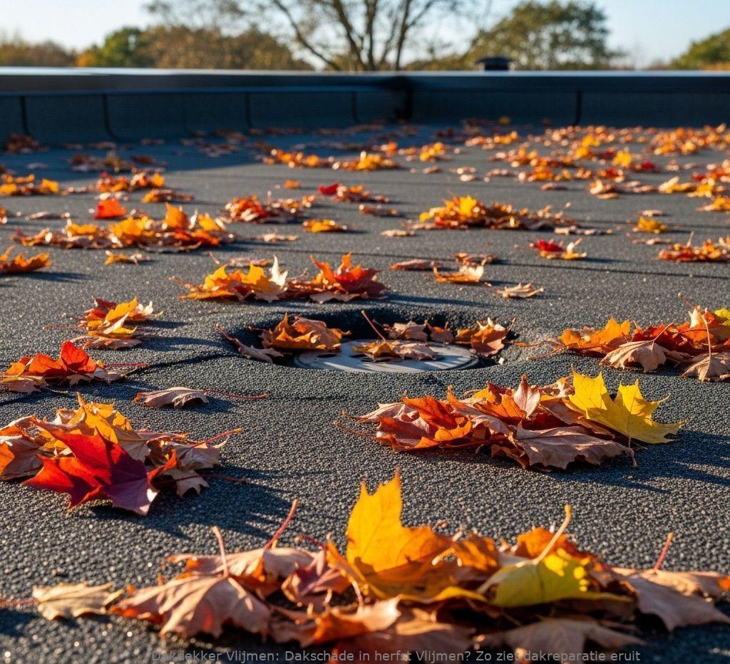 Dakschade In Herfst Vlijmen
